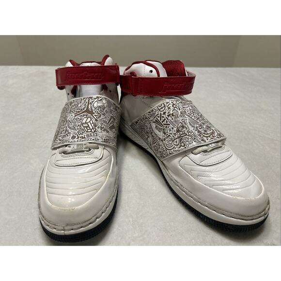 Nike Air Force Jordan Shoes Men’s Size 11.5 Fusion AJF 20 Sneakers Rare 2008 - Picture 3 of 8